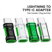 BUDI 8pin To Typec PD30w Charger Adapter Fast Transfer Lightning Female To Type C Male Connector For Iphone 15