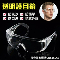 台灣製 大框護目鏡 安全眼鏡 防護眼鏡 工業用眼鏡 防風沙護目鏡 抗UV400 生存眼鏡