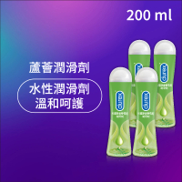 【Durex 杜蕾斯】蘆薈潤滑劑4入(共200ml 潤滑劑推薦/潤滑劑使用/潤滑液/潤滑油/水性潤滑劑)