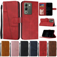 For vivo V29E Case Flip Wallet Book Cover for Coque VIVO V29e Phone Case VivoV29e V 29E V2317 Leathe