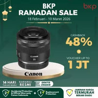 BKP Canon RF 35mm f-1.8 IS Macro STM Lensa Kamera Black