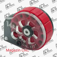 Magzain/Magazine Oreo 14r Otomatis Full CNC 4.5/177 Merah
