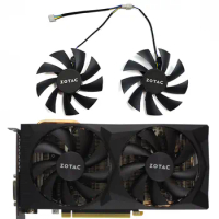 NEW 87MM 4PIN GA92A2H GAA8S2U RTX 2060 GPU Fan，For ZOTAC RTX 2060 2060 SUPER GTX 1660 1660TI Graphics card cooling fan