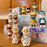 Farmer Bob Blind Box Animal Citizen Series Anime Figure Model Mystery Box Collectible Decoration Model Style Figurine Gifts Toys