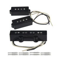 OriPure Set of Open Alnico 5 PB Bass Pickup &amp; JB Bass Bridge Pickup for 4 String PB Bass