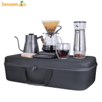 Portable Electricity Pour Over Coffee Set, Hot Sell, 2023,7 IN 1