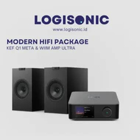 Paket Modern HiFi Stereo KEF Q1 Meta & WiiM Amp Ultra