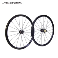 SILVEROCK Novatec Hub XR240 Alloy Wheelset 8-11S 20‘’ 22‘’ 406,451 Rim Brake for Dahon Fhon Bicycle Folding Bike Custom Wheel