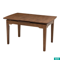 NITORI 宜得利家居 ◎實木餐桌 BEITA Z 130 伸縮款 MBR(實木餐桌 伸縮式 BEITA)