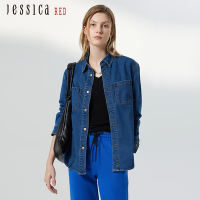 JESSICA RED - 休閒百搭舒適柔軟牛仔襯衫824231