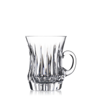 【ROGASKA 盧斯卡】皇冠之寶下午茶-歐洲水晶杯200ml-1入(手工茶杯/水晶茶杯/咖啡杯/點心杯)
