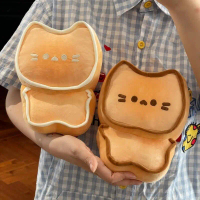 Super Soft Butter Ginger Cat Doll Plush Toy Cute Cat Figure New Year Gift for Women BFF Doll Dolls C