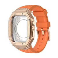 Case+Silicone Strap For Apple Watch Band 44mm 45mm 44 mm watchband Smartwatch belt bracelet iwatch series 4 5 6 se 8 7 9 45mm