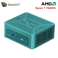 Beelink SER7 MAX Mini PC Ryzen 7 7840HS Windows 11 Pro DDR5 5600Mhz 32GB 1TB NVME SSD WIFI6 BT5.2 4K Gaming Computer