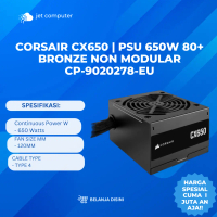 CORSAIR CX650 | PSU 650W 80+ Bronze Non Modular CP-9020278-EU