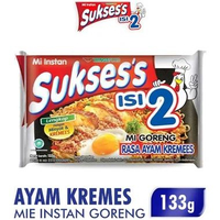Mie Instant Noodle Suksess isi 2 pcs Goreng Rendang, Ayam Kecap, Kremes, Geprek, Aceh, Kuah Ayam Baw