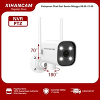 XIHANCAM IP Kamera ColorVu 1080P PTZ CCTV Outdoor Wifi Waterproof Zoom CCTV Wifi Jarak Jauh Lewat HP