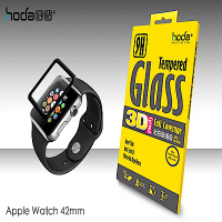 【hoda】Apple Watch 42mm 3D全曲面滿版9H鋼化玻璃保護貼