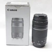 Canon camera lens EF 75-300mm F/4-5.6 III Telephoto Lenses for 1300D 650D 600D 700D 800D 60D 70D 80D 200D 7D T6 T3i T5i