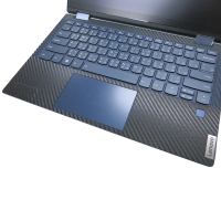 【Ezstick】Lenovo Yoga 6 13ARE 黑色卡夢紋機身貼(含鍵盤週圍貼、底部貼)