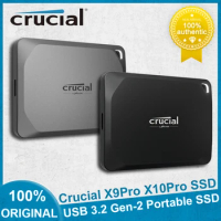 NEW Original Crucial X9 Pro X10 Pro Portable SSD 1TB 2TB 4TB Sequential USB 3.2 Gen-2 2x2 FOR Desktop Laptop External Portable