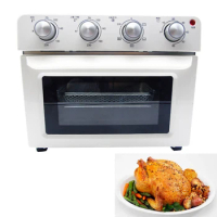 1500W Multifunction Air Fryer Oil Free Timer Digital Overheat Protection Automatic Smart Pizza Cooker Household 20L Air Fry Oven