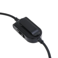 Clip-on Computer Microphone USB Lavalier Lapel Microphone USB 2.5MM Microphone High Sensitivity and Anti-noise Ability