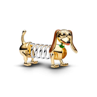 ชาร์ม Disney Pixar Toy Story Slinky Dog Charm สีทอง