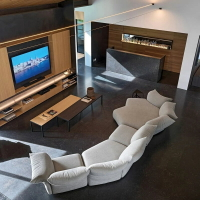 懶人沙發  意式客廳樣板房別墅懶人沙發異形設計師花瓣沙發組合