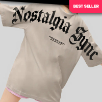 "(REKOMENDASI) T-shirt Kaos Pria Wanita lengan pendek motif ""NOSTALGIA SYNC"" Digital Printing - ka