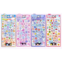 [COD] Ready to Ship to Thailand     Sticker 3D Bonbon Drop, Embossed Sticker, Sticker for Attaching 