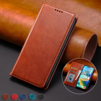 Magnetic Flip Leather Case For Xiaomi 14 13T 12T 11T Pro Mi Poco M6 F5 X5 X3 M5S C31 C55 C65 M4 M3 Pro 5G Wallet Phone Cover