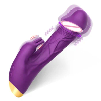 2in1 G-Spot Clitoral Rabbit Vibrator Realistic Dildo Vagina Clitoral Stimulator Adult Sex Toys for Women Couple Waterproof