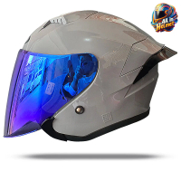 HELM Half Face GIFT SARGON ORIGINAL PAKET GANTENG VISOR IRIDIUM BLUE / SILVER / GOLD / SMOKE STANDAR