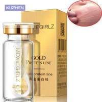 Golden Protein Lines Pure Collagen Whitening Face Serum Protein Peptide Essence Firming Skin Anti-wrinkles Skin Care