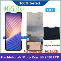 Original A+ perfect LCD 6.2" For Motorola Razr 5G 2020 XT2071-2 -3 -4 -5 Display Touch Screen For Moto Razr 2019 XT2000-1 -2 LCD