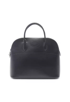 Hermes Pre-Loved Hermès Bolide 35 Handbag box calf black silver hardware □I stamp (manufactured arou
