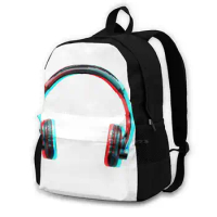 Airpods Max Glitch Fashion Travel Laptop School Backpack Bag Airpods Max Airpod Max Air Pods Max Hea