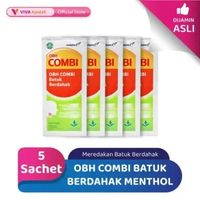 OBH Combi Batuk Berdahak Menthol untuk Meredakan Batuk Berdahak (5 Sachet)