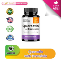 Thực phẩm bổ sung Quercetin & Bromelain mạnh mẽ – Nguồn flavonoid & enzyme tự nhiên cho cơ thể – 20 