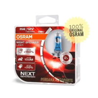 OSRAM NIGHTBREAKER LASER H1 H3 H4 H7 H11 HB3 HB4 SET ISI 2BOHLAM 12V