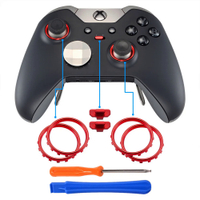 EXtremeRate Pack Of 2 Matte Chrome Profile Switch Buttons Accent Rings สำหรับ X One Eliteelite Series 2 Controller