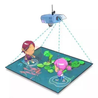 Magic 3d Interactive Floor Children Wall Projection System Video Games