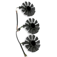 3Pcs 87MM FDC10U12S9-C FDC10H12S9-C Graphics Card Cooling Fan For ASUS GTX 980Ti 1060 1070 1080 Ti R9 390X 390 GTX RX480
