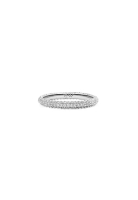 Daniel Wellington Pavé Ring 2.9mm Silver Unisex Ring for women and men stainless steel crystal Ring 
