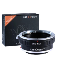 K&amp;F Concept EOS to E Lens Adapter Canon EOS EF EFS to Sony E for Sony a5000 a6000 A7C A7C2 A1 A9 A7S A7R2 A73 A7R4 A7R5