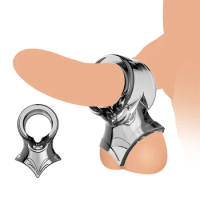 Reusable Penis Ring Scrotum Bondage Cock Ring Sex Toys For Men Chastity Cage Testicle Bondage Lock Ring Adult Sex Product Shop
