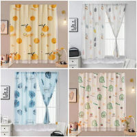 [พร้อมส่ง] Hook-and-loop curtain, 2-layer blackout window curtain, ready to ship
