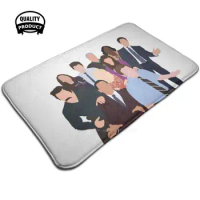 Parks And Rec Cast Door Mat Foot Pad Home Rug Parks And Recreation Parks And Rec Ron Swanson April Ludgate Leslie Knope Andy
