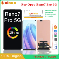 6.55'' Original For OPPO Reno7 Pro 5G lcd PFDM00 PFJM10 LCD Display Touch Screen Digitizer Assembly For Reno 7 Pro 7Pro LCD